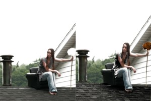editing the rooftop picture for my new website background