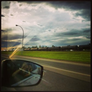 Trains, travel, freight, edmonton, on the road
